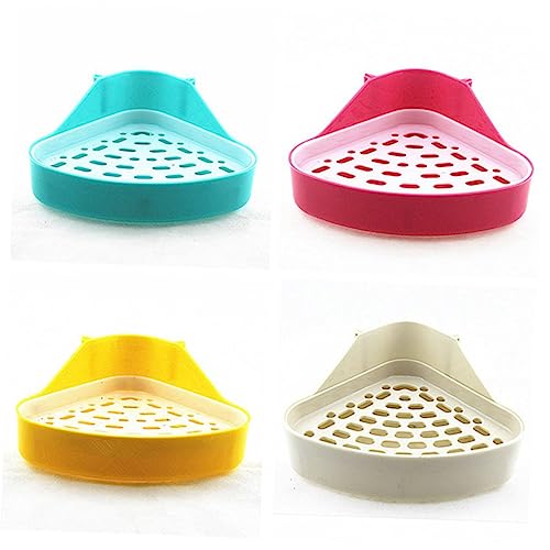 POPETPOP Dreieckiger Töpfchentrainer Für Kleintiere Hamster Hasen Chinchillas Meerschweinchen Frettchen Platzsparendes Design Einfach Zu Reinigen Für Kleintierhaltung POPETPOP Dreieckiger Töpfchentrainer Für Kleintiere Hamster Hasen Chinchillas Meerschweinchen Frettchen Platzsparendes Design Einfach Zu Reinigen Für Kleintierhaltung von POPETPOP