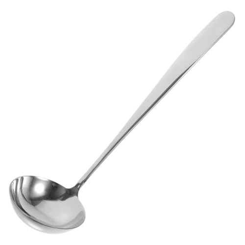 POPETPOP Edelstahl Suppenkelle Löffel mit Langem Griff Multifunktional für Kochen Rühren Servieren Küchenutensil Robust Langlebig für Profi und Haushalt POPETPOP Edelstahl Suppenkelle Löffel mit Langem Griff Multifunktional für Kochen Rühren Servieren Küchenutensil Robust Langlebig für Profi und Haushalt von POPETPOP