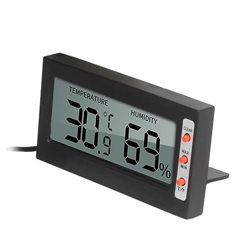 POPETPOP Thermometer Feuchtigkeitsmesser Reptilien-hygrometer Hygrometer Für Haustiere Wasserschildkröte Kletterndes Haustier von POPETPOP