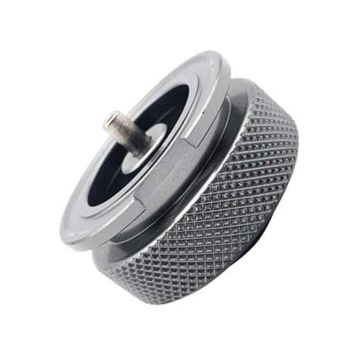 POPETPOP Gastankadapter Grill Schlauch Camping Herd Regler gasflasche Adapter gasflaschen Adapter Outdoor-Kocher-Adapter Kleiner Gaskonverter praktischer Konverter Aluminiumlegierung Silver von POPETPOP