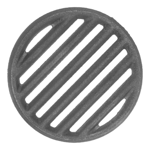POPETPOP Gusseisen Grillrost, Ø 30 cm Massives Grillrost Rund Für BBQ Und Kaminrost Outdoor-Camping POPETPOP Gusseisen Grillrost, Ø 30 cm Massives Grillrost Rund Für BBQ Und Kaminrost Outdoor-Camping von POPETPOP