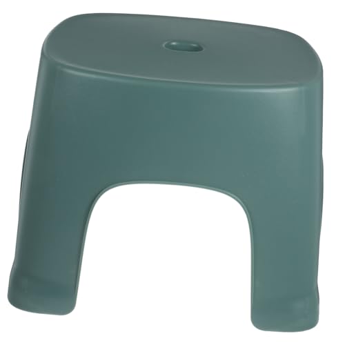 POPETPOP Hocker Für Erwachsene Rutschfester Toilettenhocker Aus Kunststoff Einfacher Tritt-hocker Für Badezimmer Und Zuhause Geeignet Zum Sitzen Und Schuhwechseln Klein Grün von POPETPOP