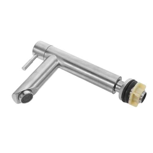 POPETPOP Kaltwasser Waschtischarmatur Metall Wasserhahn für Badezimmer Küche Langlebig Rostfrei Einfache Montage Modernes Design Geeignet für Gäste Wc und Küchenspüle POPETPOP Kaltwasser Waschtischarmatur Metall Wasserhahn für Badezimmer Küche Langlebig Rostfrei Einfache Montage Modernes Design Geeignet für Gäste Wc und Küchenspüle von POPETPOP