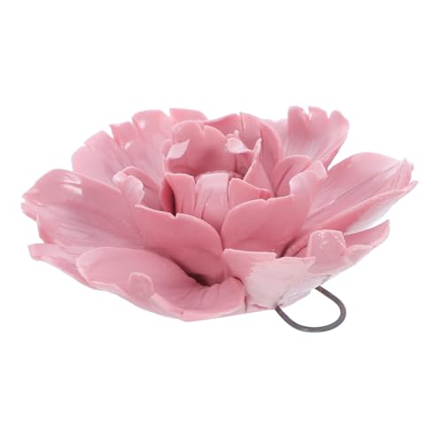 POPETPOP Keramik Blüten Wanddeko Purpurrote Pfingstrose Kleine Stilvolle Wanddekoration für Wohnzimmer Büro Schlafzimmer Künstliche Blumen als Dekorativer Blickfang POPETPOP Keramik Blüten Wanddeko Purpurrote Pfingstrose Kleine Stilvolle Wanddekoration für Wohnzimmer Büro Schlafzimmer Künstliche Blumen als Dekorativer Blickfang von POPETPOP