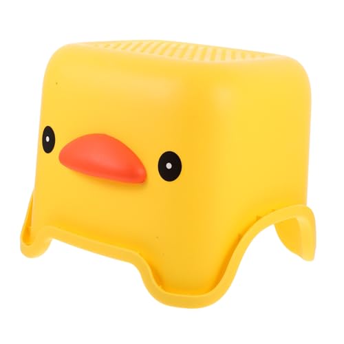 POPETPOP Kinderstuhl Kreativer Schuhhocker -Cartoon Mini-hocker Kinderhocker Angelausrüstung Stiefstuhl Tragbarer Campinghocker Organizer Stuhl Wanderstuhl Kleiner Stuhl Plastik Yellow von POPETPOP