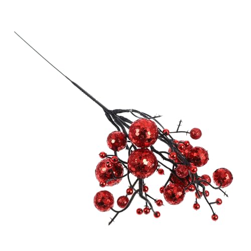 POPETPOP Rote Weihnachts-glitzerbeeren-stiele Künstliche Zweige Für Weihnachtsbaum Und Kranzdekoration Für Festliche Anlässe Und Kreative Bastelprojekte POPETPOP Rote Weihnachts-glitzerbeeren-stiele Künstliche Zweige Für Weihnachtsbaum Und Kranzdekoration Für Festliche Anlässe Und Kreative Bastelprojekte von POPETPOP