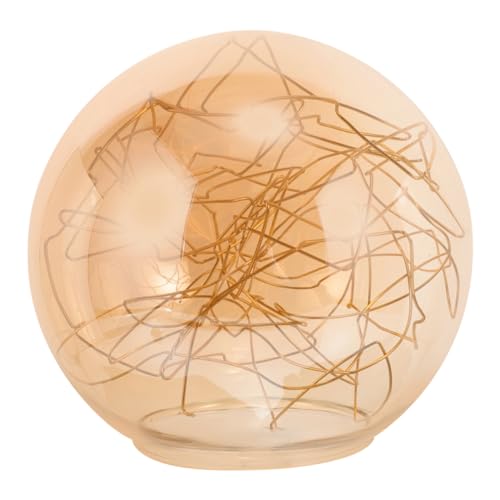 POPETPOP Kugel Lampenschirm Ersatz Amberfarbener Lampenschirm mit Goldenen Kurven für Pendelleuchte Durchmesser für Wohnzimmer Schlafzimmer und POPETPOP Kugel Lampenschirm Ersatz Amberfarbener Lampenschirm mit Goldenen Kurven für Pendelleuchte Durchmesser für Wohnzimmer Schlafzimmer und von POPETPOP