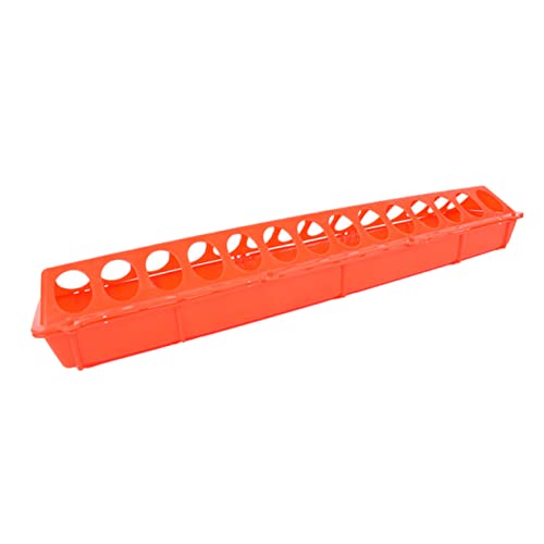 POPETPOP Langer Trog Hühnerdraht Huhn Käfig Vogelhäuschen Für Draußen Wachtelfutterautomat Ohne Verschwendung Futtertrog Für Hühner Wachtel Essen Geflügeltränke Küken Füttern Plastik Rot POPETPOP Langer Trog Hühnerdraht Huhn Käfig Vogelhäuschen Für Draußen Wachtelfutterautomat Ohne Verschwendung Futtertrog Für Hühner Wachtel Essen Geflügeltränke Küken Füttern Plastik Rot von POPETPOP