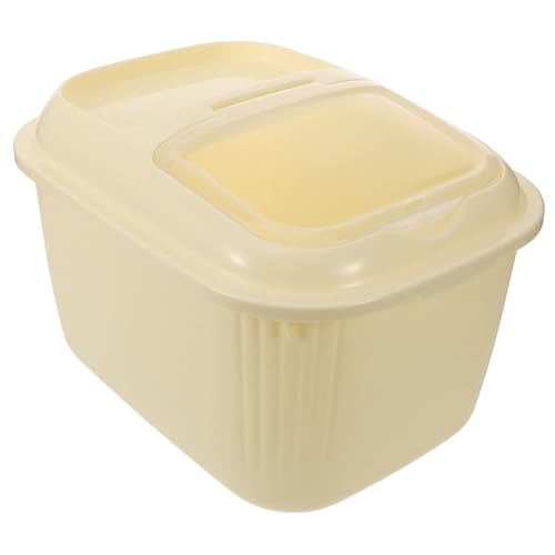 POPETPOP Airtight Reisbehälter Mit Rollwagen Multifunktionale Aufbewahrungsbox Für Reis Sojabohnen Mehl Teedosen Feuchtigkeitsbeständig Großer Stauraum Für Küche Und Vorratslager POPETPOP Airtight Reisbehälter Mit Rollwagen Multifunktionale Aufbewahrungsbox Für Reis Sojabohnen Mehl Teedosen Feuchtigkeitsbeständig Großer Stauraum Für Küche Und Vorratslager von POPETPOP