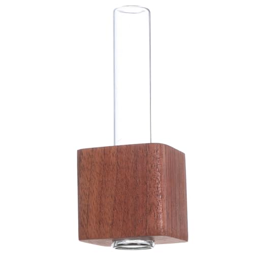 POPETPOP Magnetische Vase Süßes Testrohrpflanzer Mini -Blumen -Vase -Pflanzer Magnetblumenrohrpflanzer Netter Magnetrohrpflanzer Netter Blumenvase -Magnet Holz Coffee von POPETPOP