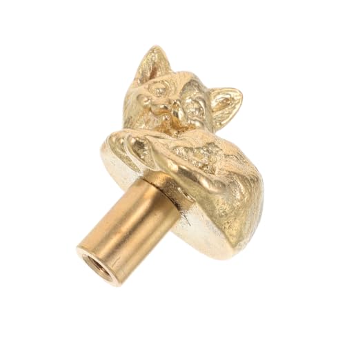 POPETPOP Vintage Messing Katzen Möbelgriffe Elegante Goldene Türknöpfe Für Schubladen Badezimmer Und Küchenschränke Dekorative Hardware Für Möbel von POPETPOP