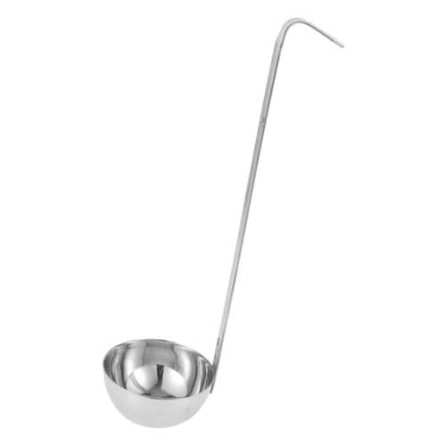 POPETPOP Messlöffel Edelstahl Löffel zur Portionskontrolle kleiner Kögellöffel Schalen zur Portionskontrolle Mini Servierlöffel wok Kernpfanne Laden Rostfreier Stahl Silver von POPETPOP