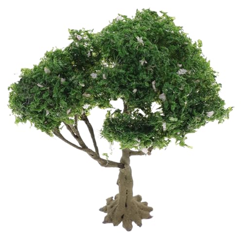 POPETPOP Mikrolandschaftsmodellbaum Feengarten Bäume Modelllandschaftsbaum Mini-modellbäume Miniaturbäume Zum Basteln Miniaturbaum Mikrolandschaftsbaum Modelleisenbahnbäume Plastik Grün von POPETPOP