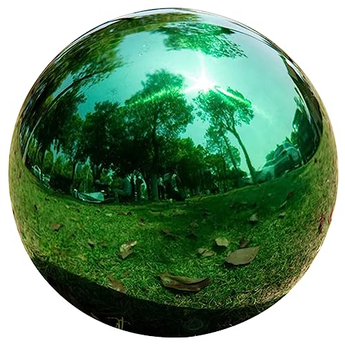 POPETPOP Garten Gazing Aus Edelstahl Reflektierende Kugel Für Outdoor-Dekoration Polierte Gartenkugel Schimmerndem Für Garten Und Fotografie von POPETPOP