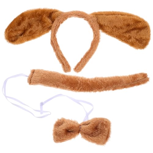 POPETPOP Plüsch Hundekostüm Teilig mit Ohren Stirnband Requisite Weiches Komfortables Material Vielseitig für Bühne Party Halloween Kostüme Hunde Lustiges Tier Kostüm Accessoire POPETPOP Plüsch Hundekostüm Teilig mit Ohren Stirnband Requisite Weiches Komfortables Material Vielseitig für Bühne Party Halloween Kostüme Hunde Lustiges Tier Kostüm Accessoire von POPETPOP