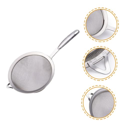 POPETPOP Praktisches Mehlsieb aus Edelstahl Handlicher Mehlsieb mit Feinem Edelstahlnetz Multifunktionaler Haushalts flour strainer für Backzutaten Leicht und Kompakt Geeignet für Mehl POPETPOP Praktisches Mehlsieb aus Edelstahl Handlicher Mehlsieb mit Feinem Edelstahlnetz Multifunktionaler Haushalts flour strainer für Backzutaten Leicht und Kompakt Geeignet für Mehl von POPETPOP