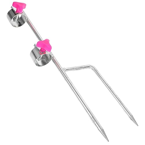 POPETPOP Regenschirm-Clip-Halter Stand Schirmständer Sun Parasol Basis Basen im Freien Erdspieß für Schirmhalterung Sockel für Terrassenschirmehalter Eisen von POPETPOP