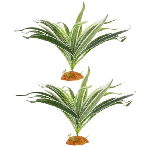 POPETPOP Reptilien-Terrarium- -Pflanze, künstliche Wüstenpflanzen, Bartdrache, Aquarium-Dekoration, künstliche, Modell, Amphibien, Lebensraum, für Gecko, Leopard, von POPETPOP