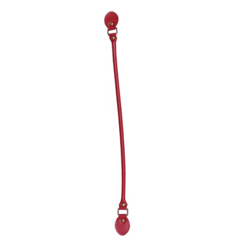 POPETPOP Rindsleder-handtaschengriffe DIY-näh-Tragetasche Ersatzgurt Taschengürtel Für Damen Beutel Basteln in Rot Langlebiger Schultergurt Für Umhängetaschen Crossbody-Taschen Und Kurierta von POPETPOP