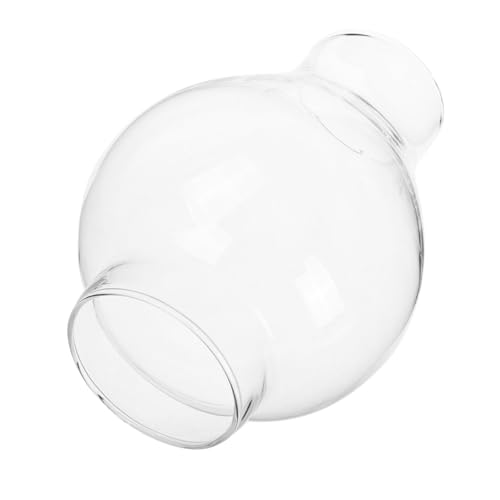 POPETPOP Petroleumlampenschirm Aus Glas Für Öllampen Ersatz Für Glaszylinder Passend Für Petroleumlampen Vintage-Design Runder Lampenschirm POPETPOP Petroleumlampenschirm Aus Glas Für Öllampen Ersatz Für Glaszylinder Passend Für Petroleumlampen Vintage-Design Runder Lampenschirm von POPETPOP