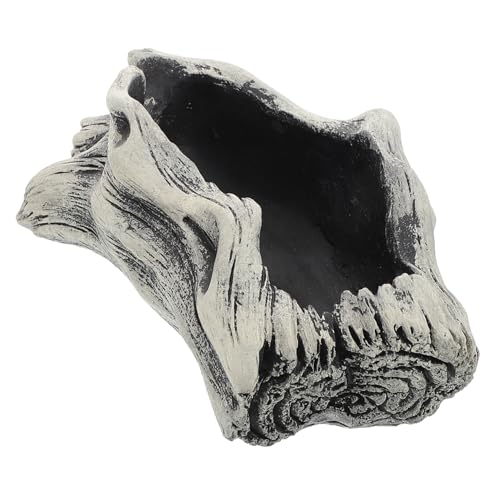 POPETPOP Saftiger Blumentopf Saftige Töpfe Pflanztopf Bonsai -töpfe Sukkulente Pflanzer Falsche Saftige Topfpflanzen Blumentöpfe, Sukkulententopf Pflanzentopf Grey Zement von POPETPOP