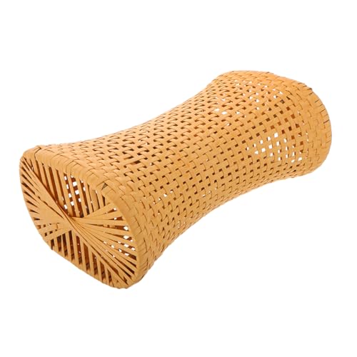 POPETPOP Handgewebtes Rattankissen Für Sauna Und Dampfbad Kühlendes Waschbares Nackenstützkissen Stabilem Kunststoff Für Entspannte Zu Hause von POPETPOP