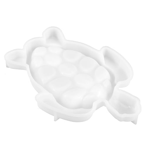 POPETPOP Schildkröten Silikonform für DIY Tabletts Wiederverwendbare Epoxidharz Form für Bastelprojekte für Glitzer Perlen und Trockenblumen Leicht und Praktisch von POPETPOP