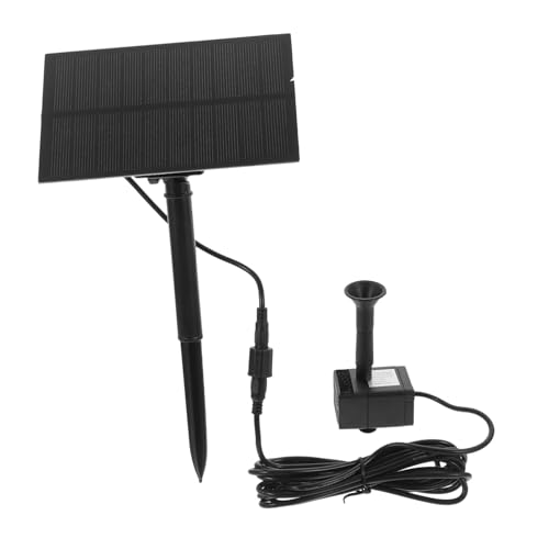 POPETPOP Solarbrunnenpumpe Für Vogelbäder Und Teiche Leistungsstarke Solarwasserpumpe Mit Wasserspiel Für Den Außenbereich Ideal Für Garten Terrasse Und Außenanlagen Wasserdicht Und von POPETPOP