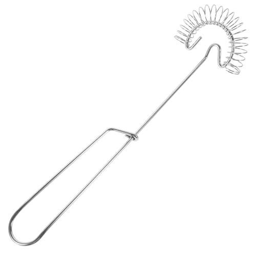 POPETPOP Spiralschneebesen Handrührgerät Küchenhelfer zum Schnellen Rühren Ergonomischer Griff Rostfrei Langlebig Leicht für Haushalt und Saucen Zubereitung von POPETPOP