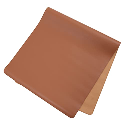 POPETPOP Tischdecke Im Freien Lebensmittelmatte Picknick Sitzpolstermatte Outdoor-Kissen Tischset Im Einfachen Stil Outdoor-campingkissen Light Brown Pu-Leder von POPETPOP