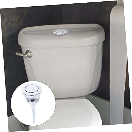 POPETPOP Toilettenspülknopf mit Elektrobeschichteter Oberfläche Runder Einzelknopf Ersatz für Wasserbehälter Glänzend Poliert Kompatibel mit Standard spülkästen Langlebig und Praktisch POPETPOP Toilettenspülknopf mit Elektrobeschichteter Oberfläche Runder Einzelknopf Ersatz für Wasserbehälter Glänzend Poliert Kompatibel mit Standard spülkästen Langlebig und Praktisch von POPETPOP