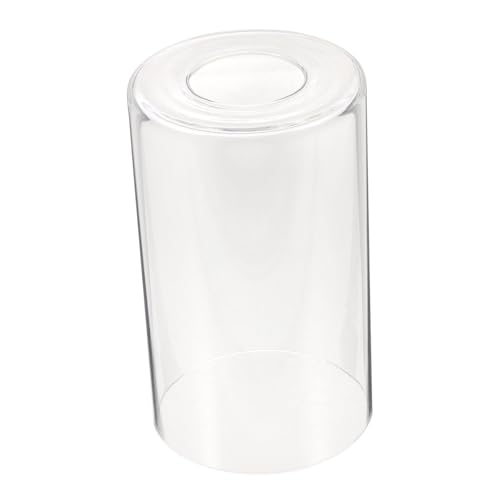 POPETPOP Transparenter Glas Lampenschirm Deckenleuchte Abdeckung Schutz Lampenabdeckung für Wohnzimmer Schlafzimmer Esszimmer Küche Bar Restaurant von POPETPOP