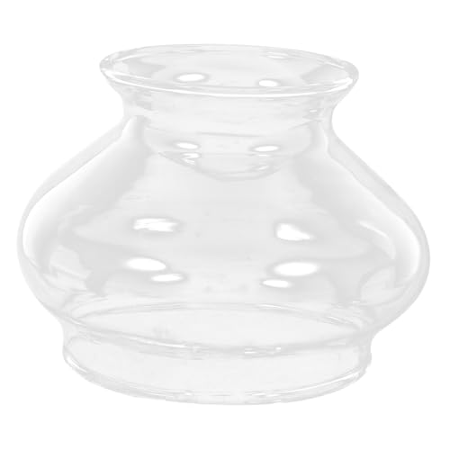 POPETPOP Transparenter Glas Lampenschirm für Öllampen Hochwertiger Ersatzschirm für Buddhistische Tempel Retro Stil Bruchsicher Einfache Montage Geeignet für Petroleum Kerosinlampen POPETPOP Transparenter Glas Lampenschirm für Öllampen Hochwertiger Ersatzschirm für Buddhistische Tempel Retro Stil Bruchsicher Einfache Montage Geeignet für Petroleum Kerosinlampen von POPETPOP