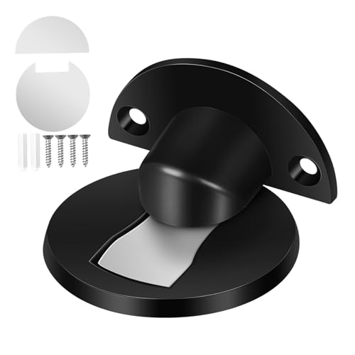 POPETPOP Türstopper Türhalterstopper Magnettür Stahltürstopper Schiebetürhalter Türwandschutz Magnettürverschluss Magnettürhalter Türstopper Schwarze Aluminiumlegierung POPETPOP Türstopper Türhalterstopper Magnettür Stahltürstopper Schiebetürhalter Türwandschutz Magnettürverschluss Magnettürhalter Türstopper Schwarze Aluminiumlegierung von POPETPOP