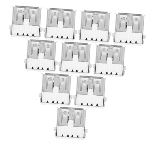 POPETPOP 100stücke USB- -ersatz USB-buchse Weiblich Elektronische Teile Hochgeschwindigkeitsdatenübertragung Platzeffizienz Steckverbinderpaket Laptops Smartphones POPETPOP 100stücke USB- -ersatz USB-buchse Weiblich Elektronische Teile Hochgeschwindigkeitsdatenübertragung Platzeffizienz Steckverbinderpaket Laptops Smartphones von POPETPOP