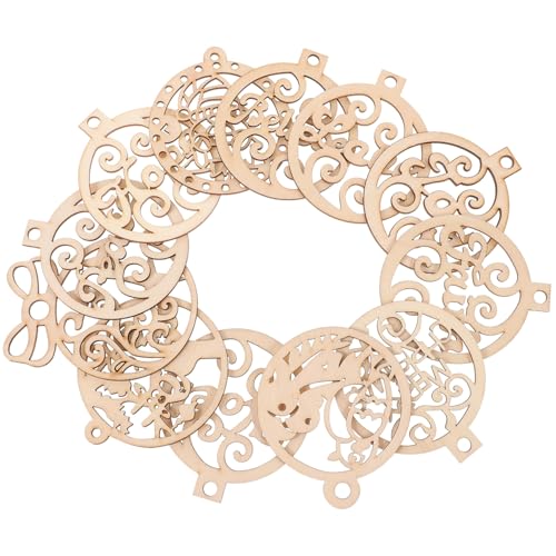 POPETPOP Unvollendete Holz Weihnachtsbaumschmuck zum Bemalen Feine Handwerkskunst Vielseitige Weihnachtsdeko für Fenster Kamin Festliche DIY Ornamente und Geschenke POPETPOP Unvollendete Holz Weihnachtsbaumschmuck zum Bemalen Feine Handwerkskunst Vielseitige Weihnachtsdeko für Fenster Kamin Festliche DIY Ornamente und Geschenke von POPETPOP