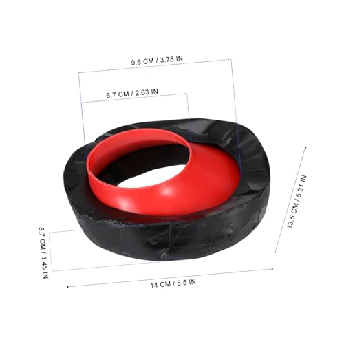 POPETPOP Verstellbarer Wc Flansch mit Versatz Langlebiger Gummidichtring Auslaufsicherer Toilettenflansch für Vielseitige Wc Modelle Ersatz Dichtung für Toilettenmontage und Reparatur von POPETPOP