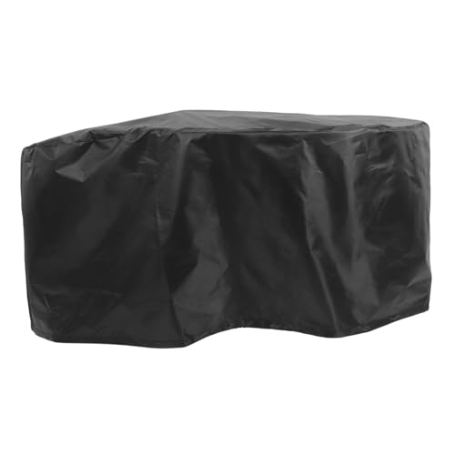 POPETPOP Wasserdichtes Und Staubdichtes Aufblasbare Poolabdeckung Auto -top -Dach Sonnenschatten Runde Schwimmbadabdeckung Tankisolierte Abdeckung 420d Oxford-Stoff Black von POPETPOP