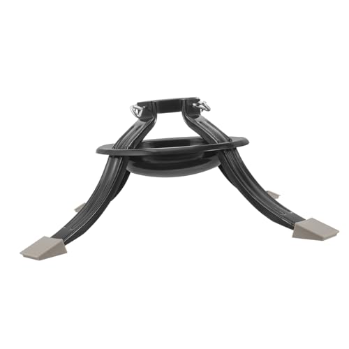 POPETPOP Weihnachtsbaumständer Metall Rund Stabiler Christbaumhalter für Echte und Künstliche Bäume Einfache Montage Vielseitig Einsetzbar für Weihnachtsdeko von POPETPOP