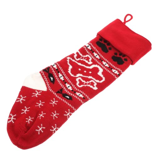 POPETPOP Weihnachtssocken aus Stoff Große Rote Geschenkbeutel Befüllbarer Weihnachtsstrumpf zum Aufhängen Langlebige Weihnachtsdeko für Familie und Freunde Vielseitig als Zuckertüte und POPETPOP Weihnachtssocken aus Stoff Große Rote Geschenkbeutel Befüllbarer Weihnachtsstrumpf zum Aufhängen Langlebige Weihnachtsdeko für Familie und Freunde Vielseitig als Zuckertüte und von POPETPOP