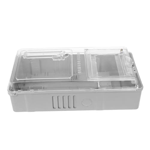 POPETPOP Wetterfeste Transparente Elektrobox aus Robustem PC kunststoff für Einphasen wechselstromzähler Wasserdichter Elektrischer Zählerkasten für Außenbereich Einfache Montage Sicherer POPETPOP Wetterfeste Transparente Elektrobox aus Robustem PC kunststoff für Einphasen wechselstromzähler Wasserdichter Elektrischer Zählerkasten für Außenbereich Einfache Montage Sicherer von POPETPOP