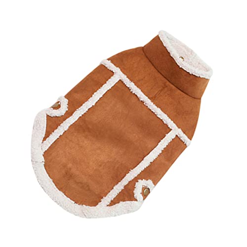 POPETPOP Robuster Hundemantel Warme Haustierjacke England Design Wildleder Material Größe 2XL POPETPOP Robuster Hundemantel Warme Haustierjacke England Design Wildleder Material Größe 2XL von POPETPOP