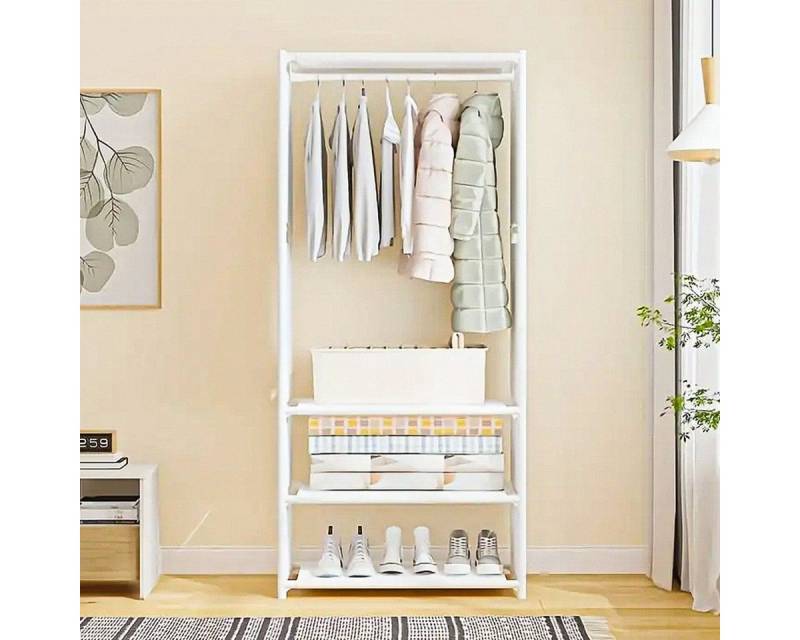 POPOLIC Kleiderständer Freistehender Metall-Garderobe 1-Reihig Vielseitiger Einfacher, Stabile platzsparendes, geeignet für das Arbeitszimmer im Schlafzimmer POPOLIC Kleiderständer Freistehender Metall-Garderobe 1-Reihig Vielseitiger Einfacher, Stabile platzsparendes, geeignet für das Arbeitszimmer im Schlafzimmer von POPOLIC