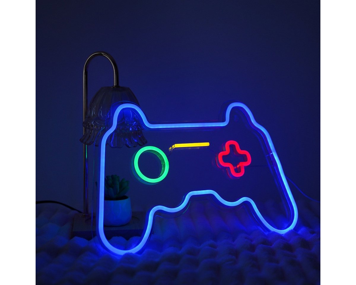POPOLIC LED Dekolicht Spiel Leuchtreklame Gamepad Controller Leuchtreklamen Wandleuchten, LED fest integriert, LED-Neonlichter, kreative Wanddekoration POPOLIC LED Dekolicht Spiel Leuchtreklame Gamepad Controller Leuchtreklamen Wandleuchten, LED fest integriert, LED-Neonlichter, kreative Wanddekoration von POPOLIC