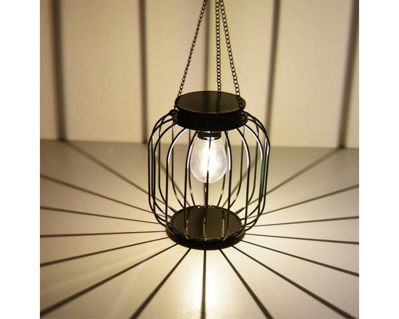 POPOLIC LED Solarleuchte 2 Stück Solar Laternen Garten Solarlampen mit LED-Glühbirne, IP65 Wasserdicht Solarleuchten für Außen Terrasse Rasen Balkon von POPOLIC