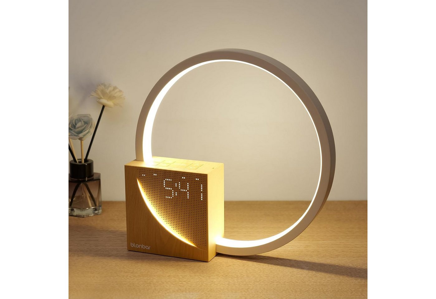 POPOLIC Nachttischlampe 10W Nachttischlampe mit USB-Ladefunktion,Tageslichtwecker, warmweißes Licht, 3 Stufige Helligkeit Nachtlicht, Touch Control Dimmbar Tischlampe, Wake Up Licht, Wecker POPOLIC Nachttischlampe 10W Nachttischlampe mit USB-Ladefunktion,Tageslichtwecker, warmweißes Licht, 3 Stufige Helligkeit Nachtlicht, Touch Control Dimmbar Tischlampe, Wake Up Licht, Wecker von POPOLIC