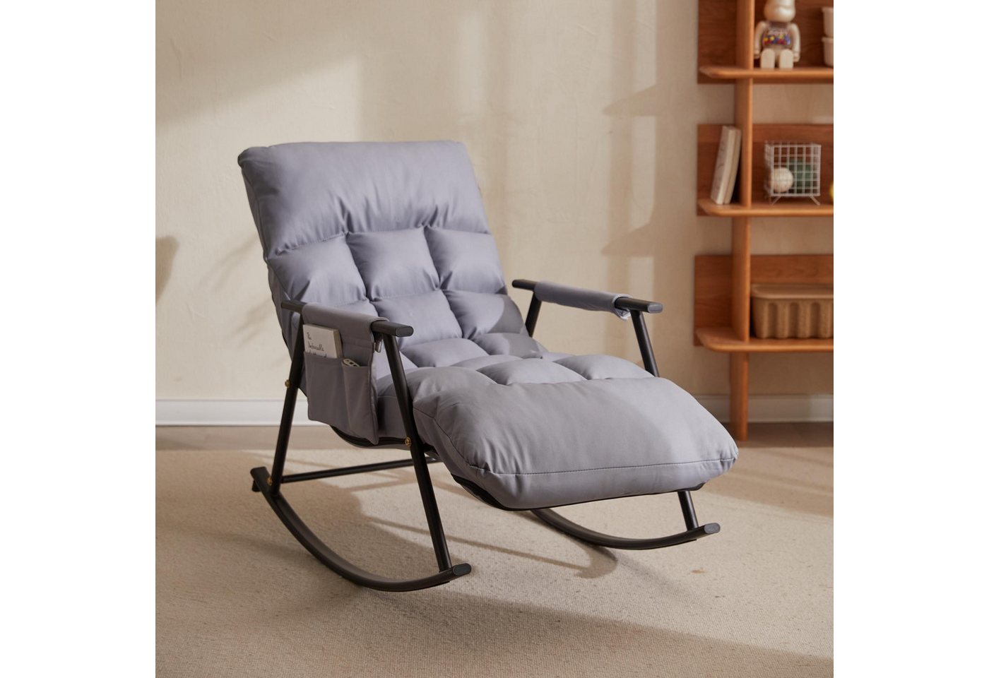 POPOLIC Schaukelstuhl Ergonomischer Schaukelstuhl/Liegesessel 140x60x96cm - Verstellbar POPOLIC Schaukelstuhl Ergonomischer Schaukelstuhl/Liegesessel 140x60x96cm - Verstellbar von POPOLIC