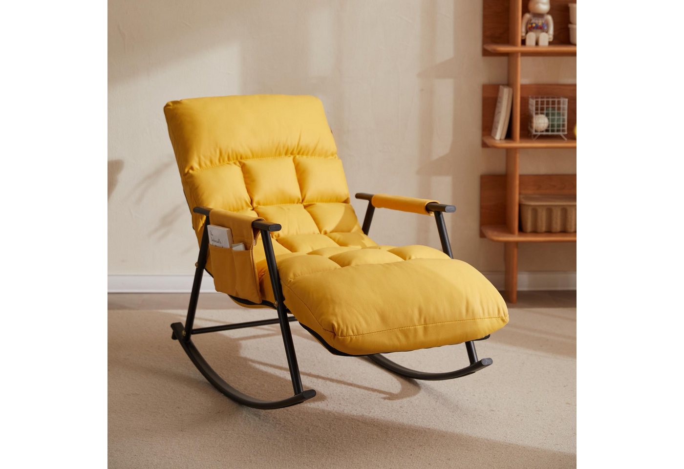 POPOLIC Schaukelstuhl Ergonomischer Schaukelstuhl/Liegesessel 140x60x96cm - Verstellbar POPOLIC Schaukelstuhl Ergonomischer Schaukelstuhl/Liegesessel 140x60x96cm - Verstellbar von POPOLIC