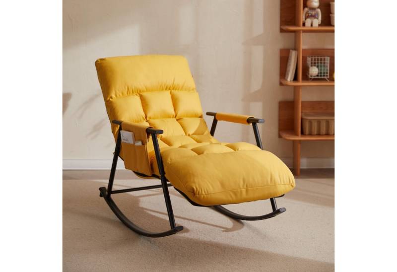 POPOLIC Schaukelstuhl Wohnzimmer Schaukelstuhl Liege faul Sofa von POPOLIC