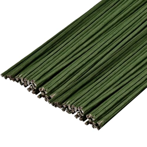 POPOYU 40 Stück Floristendraht 40 cm,1mm Blumendraht Hellgrün&Schwarzgrün,Blumendraht zum Basteln,Blumen Draht,DünnesBlumendraht Floristikdraht Papierummantelt für Künstliche Blumen Hochzeit Bouquet POPOYU 40 Stück Floristendraht 40 cm,1mm Blumendraht Hellgrün&Schwarzgrün,Blumendraht zum Basteln,Blumen Draht,DünnesBlumendraht Floristikdraht Papierummantelt für Künstliche Blumen Hochzeit Bouquet von POPOYU